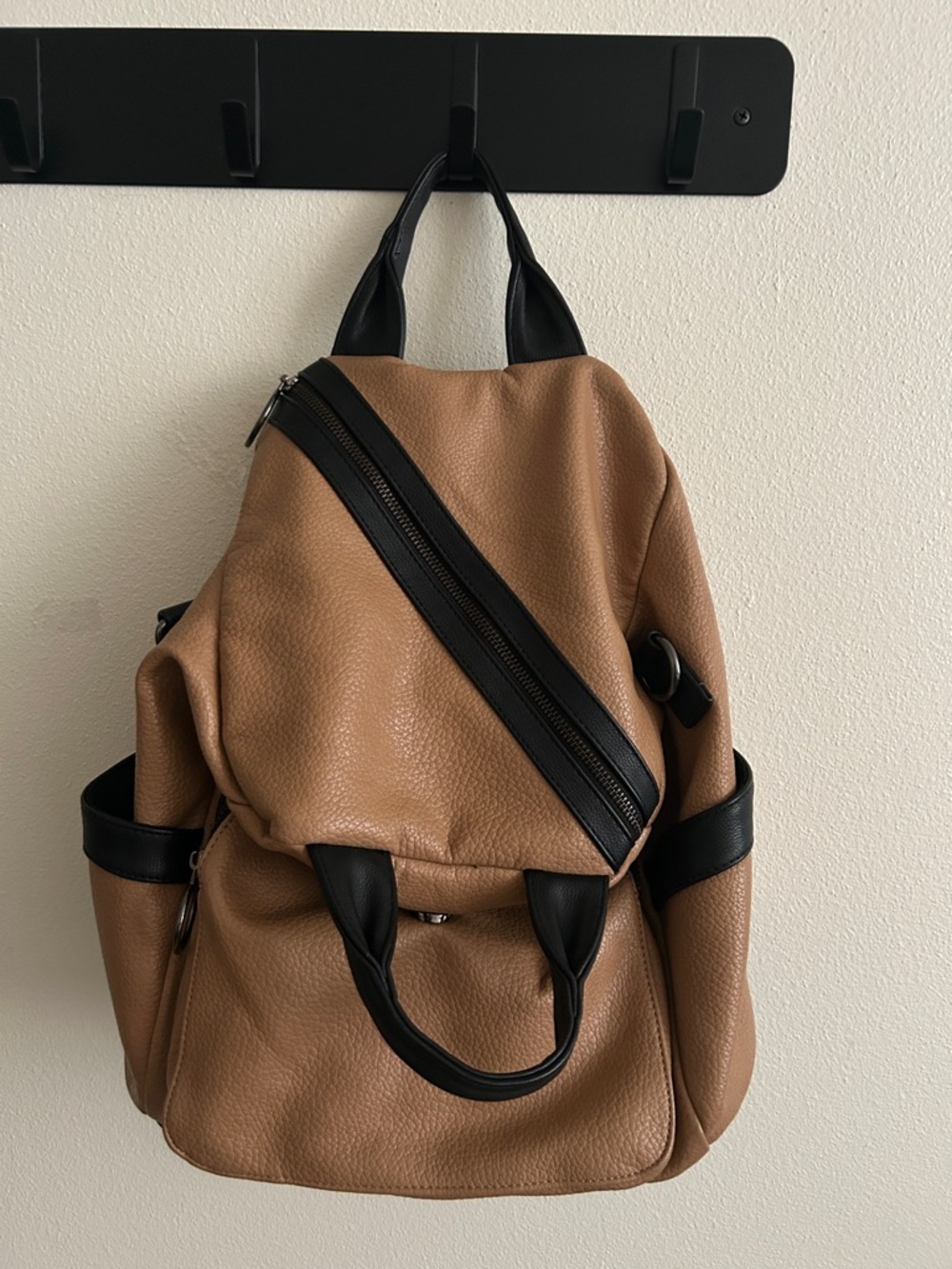 Sweet Dreams Soft Vegan Leather Tan/Black